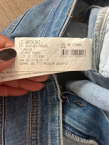 32 Beden mavi Renk LCW Jeans