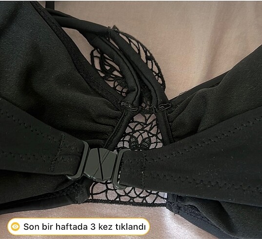 40 Beden siyah Renk Penti bikini takımı