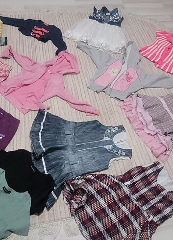 24-36 Ay Beden çeşitli Renk 2 3 yas kıyafet
