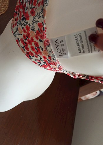 Çiçek Desenli Düğmeli Bohem Bikini Üstü - Görsel 4