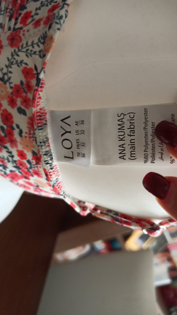 Çiçek Desenli Düğmeli Bohem Bikini Üstü - Görsel 5