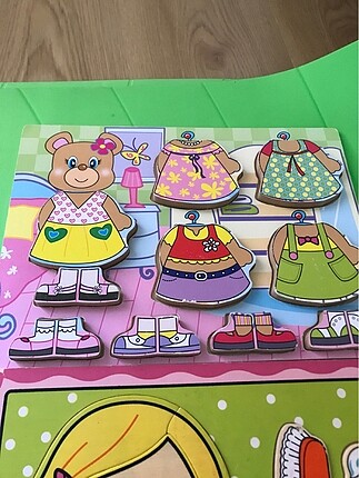  Beden Renk Ahşap puzzle