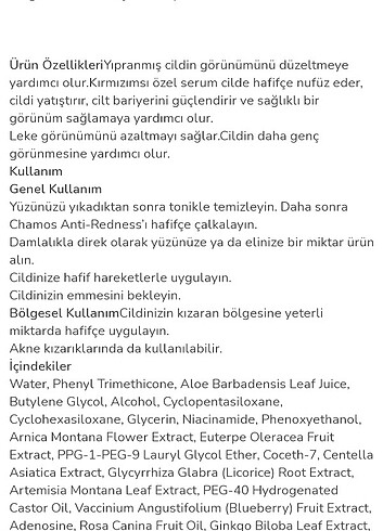  Beden Renk Onarıcı serum