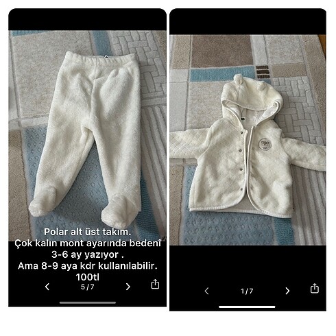Polar alt üst takım
