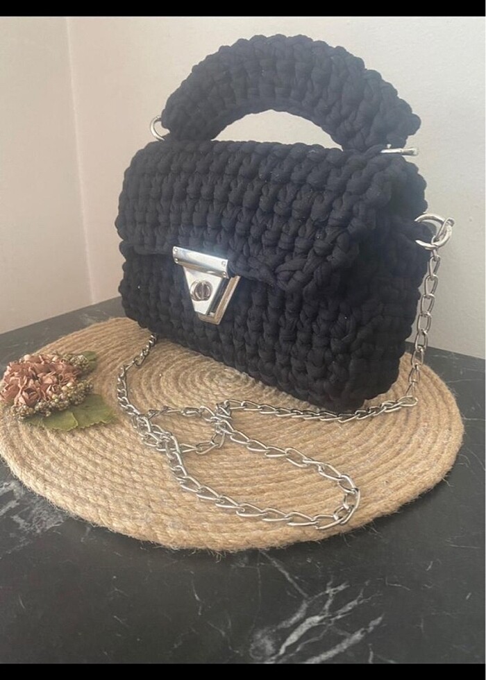Örgü çanta - Görsel 4
