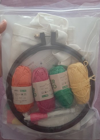 Bohem Punch Nakış Kiti Çanta