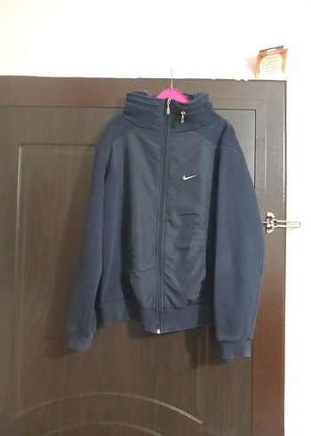 Nike Erkek Fermuarlı Koyu Gri Sweatshirt