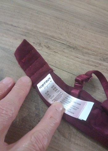 Koton Bordo Minimalist Sütyen #koton