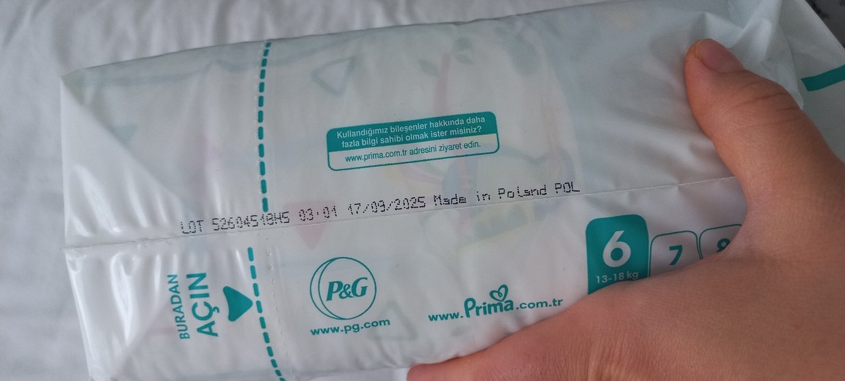 Prima Aktif Bebek Bebek Bezi 6 numara - Görsel 2