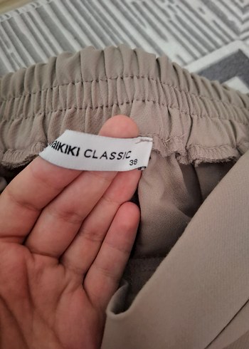 LC Waikiki Bej Midi Kadın Kumaş Pantolon