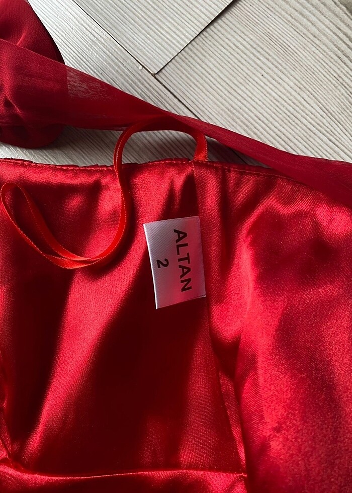 Kırmızı Elbise Abiye Düğün Nişan Kına Gecesi Mezuniyet - Görsel 4