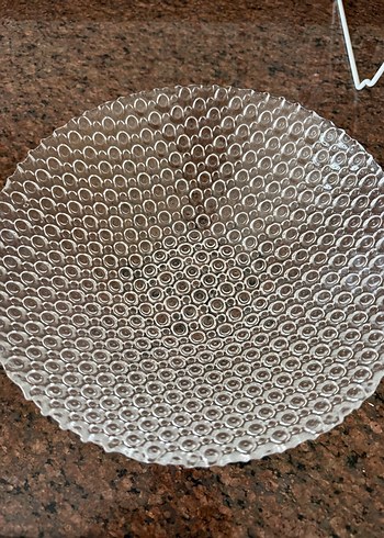 Yılan Desenli Bohem Cam Tabak - Görsel 2