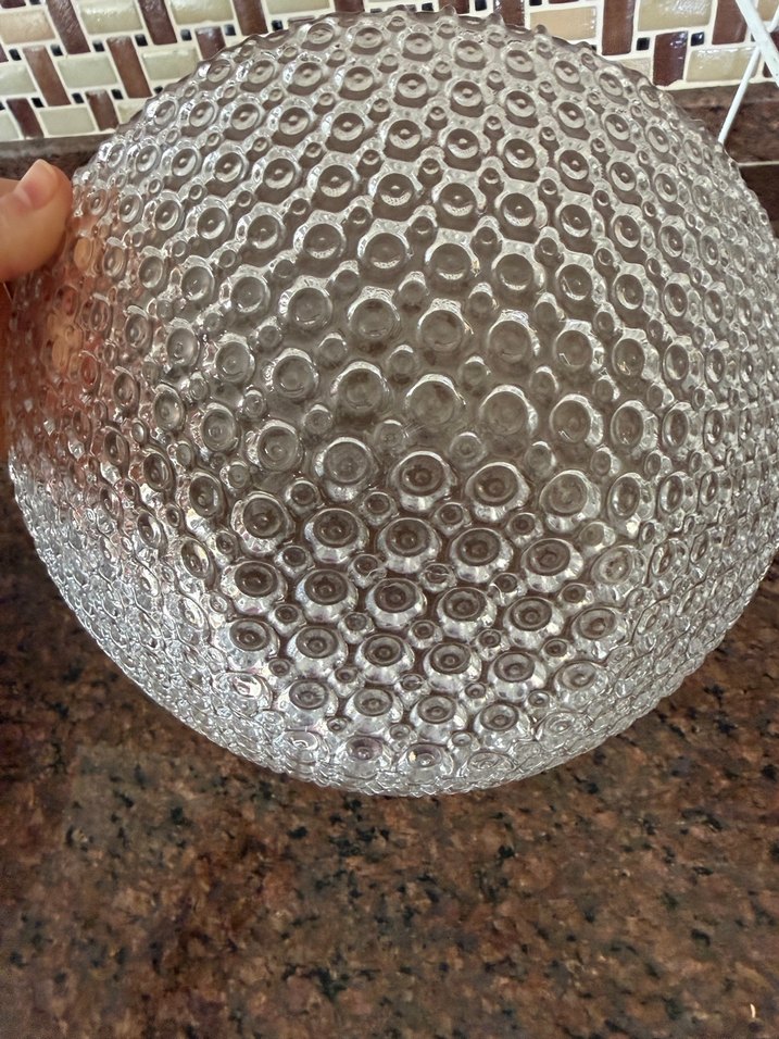 Yılan Desenli Bohem Cam Tabak - Görsel 3