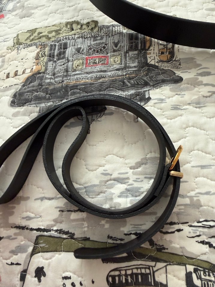Siyah Deri Tokalı Kadın Kemer - Görsel 3