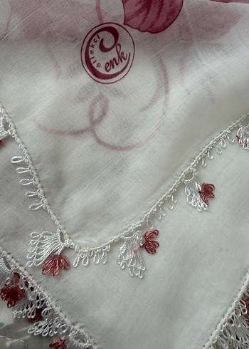 Bordo Dantelli Kadın yazma - Görsel 5