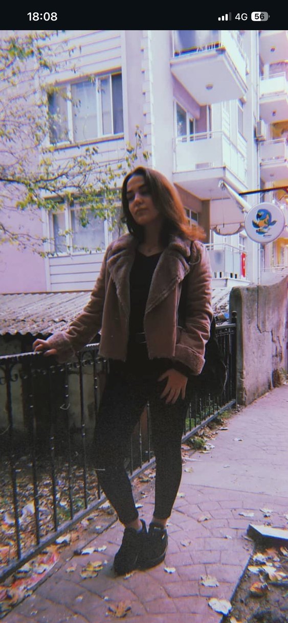 Gri Süet Kadın Ceket - Kürk Detaylı - Görsel 4