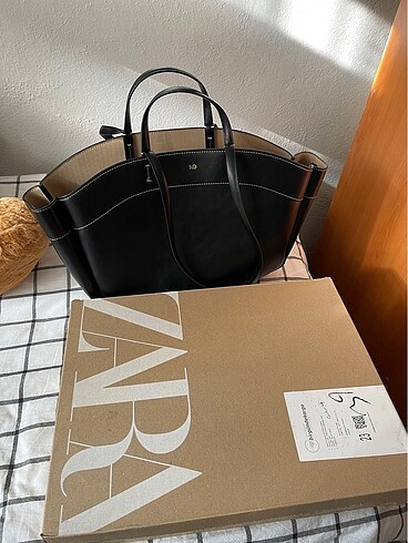 Zara tote çanta
