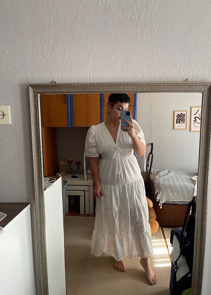 Trendyoll&milla elbise beyaz - Görsel 4