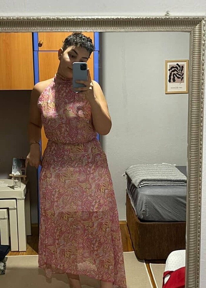 Pembe elbise - Görsel 3