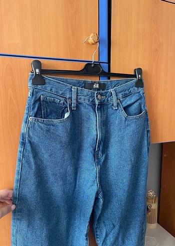 Gri Tonlu Rahat Kesim Midi Kadın Kot Pantolon - Görsel 3