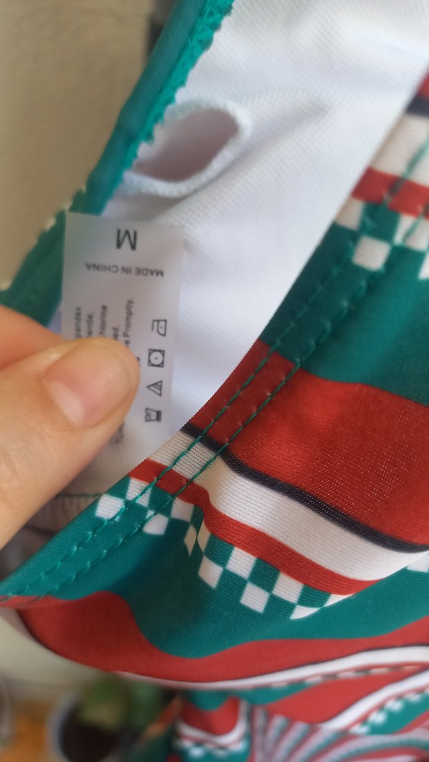 Renkli Baskılı  Bohem Kadın Mayo - Görsel 3