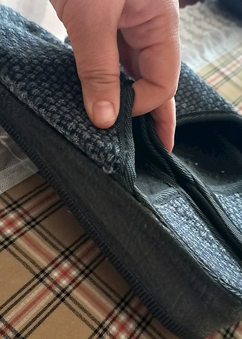 Gri Erkek Ev Terliği Tokalı - Görsel 2