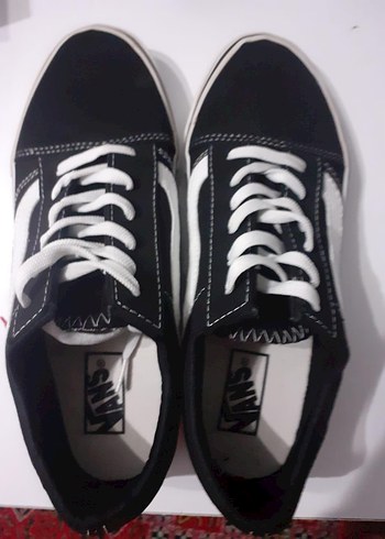 Vans Vans Siyah Beyaz Kadın Günlük Spor Ayakkabı