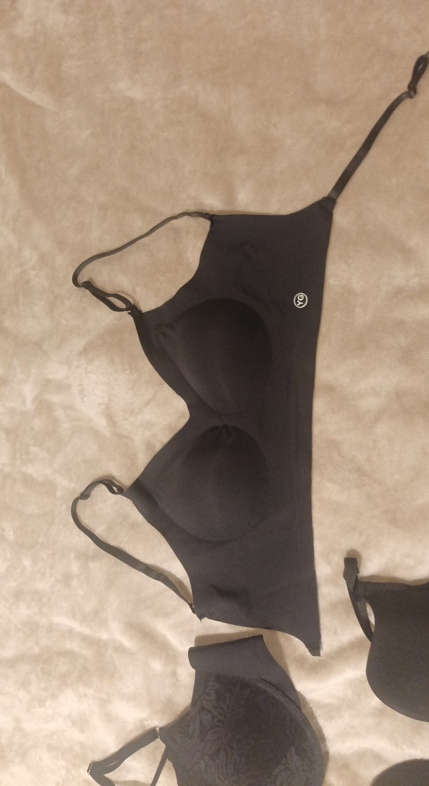 Siyah Goth Tarzı Midi Sütyen 85 C  3 adet - Görsel 3