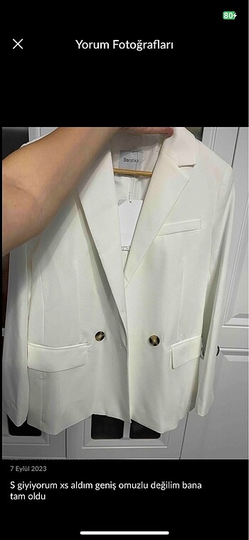 l Beden Bershka blazer ceket