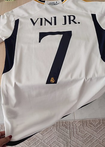 @ORJİNAL Beyaz Kısa Kollu
Vini jr real madrid  forma - Görsel 2
