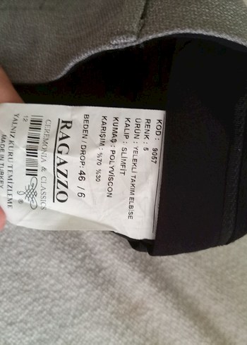 @takım elbise Düğmeli Bej Erkek Takım Elbise , damatlık - Görsel 13