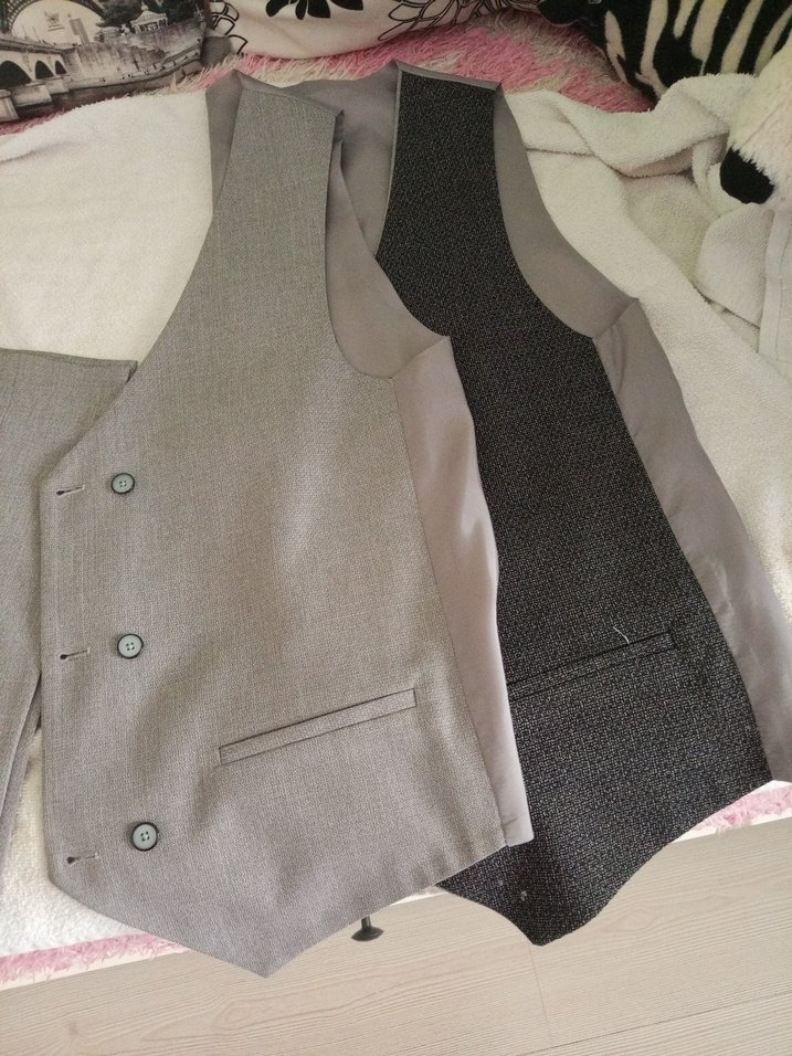 @takım elbise Düğmeli Bej Erkek Takım Elbise , damatlık - Görsel 5