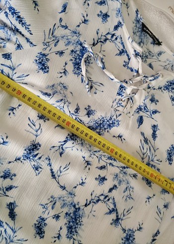 Uzun Kollu Bohem Desenli Pamuk Bluz - Görsel 5