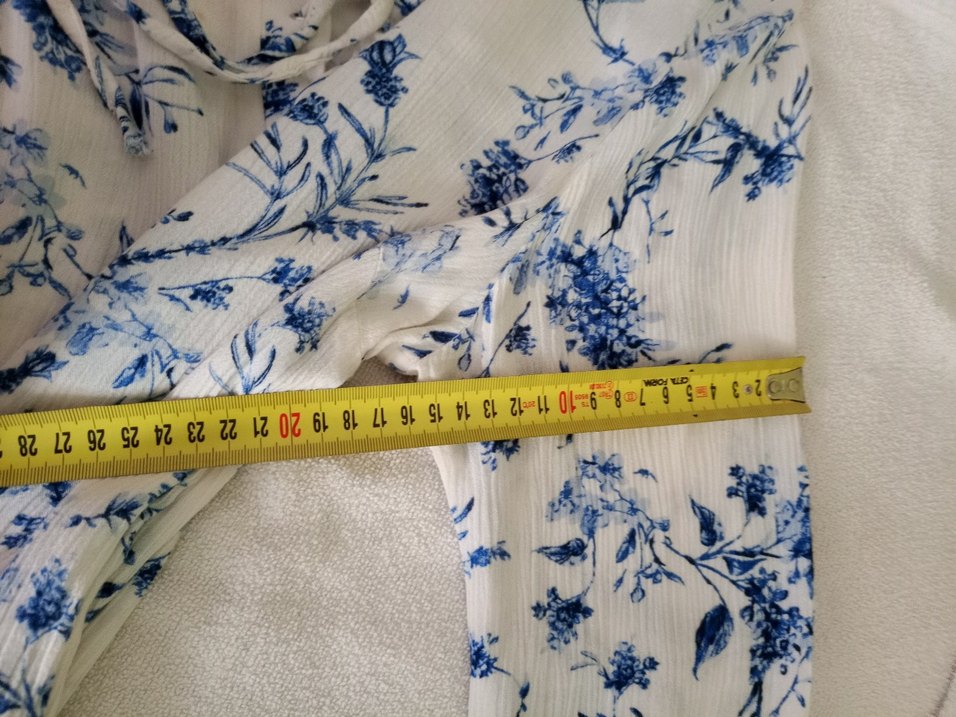 Uzun Kollu Bohem Desenli Pamuk Bluz - Görsel 4