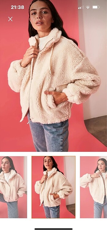 Trendyol & Milla milla peluş kürklü ceket