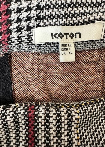 xl Beden gri Renk Koton XL Beden Kadın Mini Etek