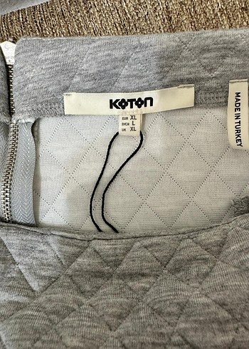 xl Beden Koton XL Beden Mini Fermuarlı Etek
