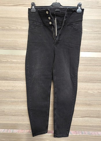 Trendyol Milla 44 Beden Toparlayıcı Siyah Jeans/ Denim/ Kot
