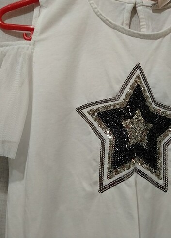 LC Waikiki Beyaz yıldızlı tişört