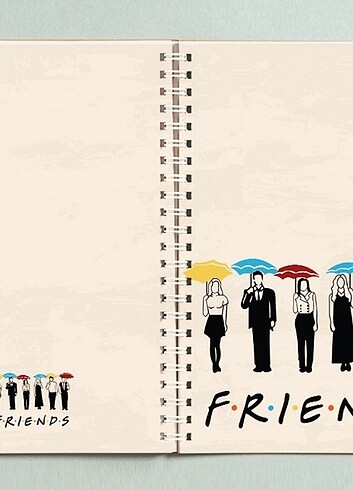 Friends Dizi Defter 