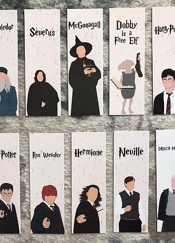 Harry Potter 10 Adet Kitap Ayraç Seti 