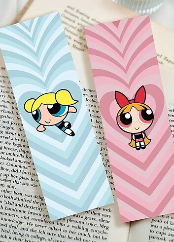  Beden Renk Powerpuff Girls 10 Adet Kitap Ayraç Seti 