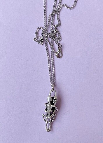 Beden Kurukafa Skull İskelet Zincir Kolye 