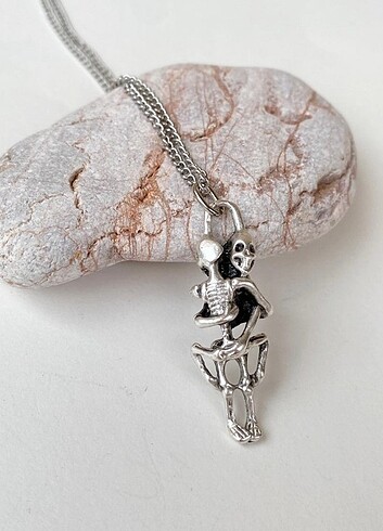 Kurukafa Skull İskelet Zincir Kolye 