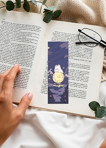 Beden Renk Astronot 10 adet kitap ayraç seti