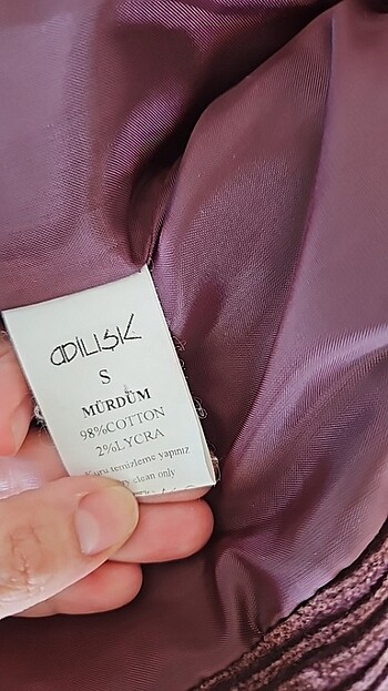 s Beden bordo Renk Adil ışık mürdüm fitilli kadife ceket