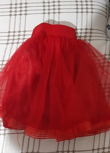 5 Yaş Beden kırmızı Renk Çocuk Elbise 
