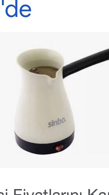 Sinbo kahve makinesi