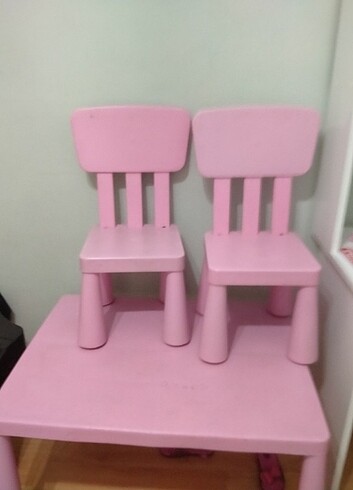 Ikea İkea çocuk sandalye ve masa