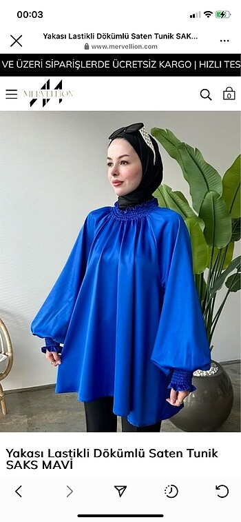 Saten Tunik